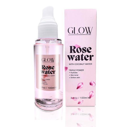 Rose Water Facial Mist for facial hydration, acne remover and wrinkle treatment